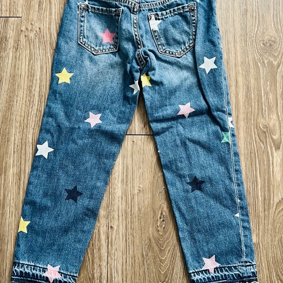 GAP Blue and Pink Star-Patterned Jeans - Picture 2 of 5